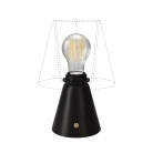 Lampada portatile ricaricabile Cabless11 con lampadina a goccia e predisposizione per paralume