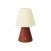 Lampada portatile ricaricabile Cabless11 con lampadina a goccia e paralume