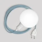 Lampada portatile Snake con interruttore sul portalampada, spina e paralume infrangibile Unbreak-a-Ball