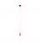 Lampada a sospensione colorata in silicone con cavo tessile