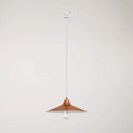 Lampada a sospensione con paralume Swing per binari - Rame - RC01