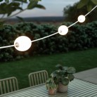Catena luminosa 3 punti luce da esterno IP67 - Marina3