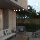 Catena luminosa 6 punti luce da esterno IP67 - Marina6