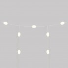 Catena luminosa reticolare 7 punti luce da esterno IP67 - Marina GRID