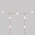 Catena luminosa reticolare 7 punti luce da esterno IP67 - Marina GRID