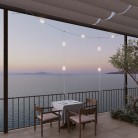 Catena luminosa reticolare 7 punti luce da esterno IP67 - Marina GRID