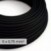 Cavo elettrico tessile DALI 5x0.75 mm² nero carbone - Filo rotondo flessibile per illuminazione RM04