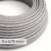 Cavo elettrico tessile DALI 5x0.75 mm² lino grigio melange - Cavo decorativo per impianti luce RN02