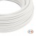Cavo elettrico tessile piatto Bianco Ottico lucido - PM01