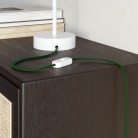 Cavo elettrico piatto Verde Bosco lucido - PM21