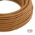 Cavo elettrico piatto ricoperto in tessuto color Whiskey - PM22