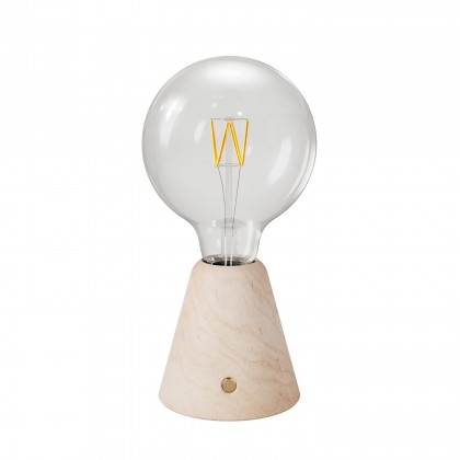 Lampada portatile ricaricabile Cabless01 con lampadina globo G125 - Neutro