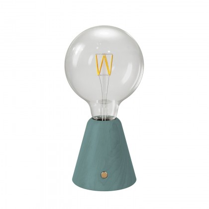 Lampada portatile ricaricabile Cabless01 con lampadina globo G125 - Ottanio