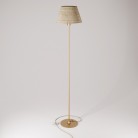 Lampada da terra MAG-Y con base metallica tonda e paralume Impero M
