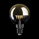 Lampadina LED Mezza Sfera Oro Globo G125 7W 650Lm E27 2700K Dimmerabile - A15