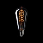 Lampadina LED Smoky Edison ST64 4,8W 250Lm E27 1800K Dimmerabile - D02