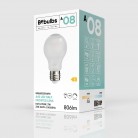 Lampadina LED Half Frosted Lens Goccia A60 7W 806Lm 2700K Dimmerabile - A08
