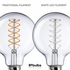 Lampadina LED Filamento Bianco Globo G95 5,9W 500Lm E27 2700K Dimmerabile - W03