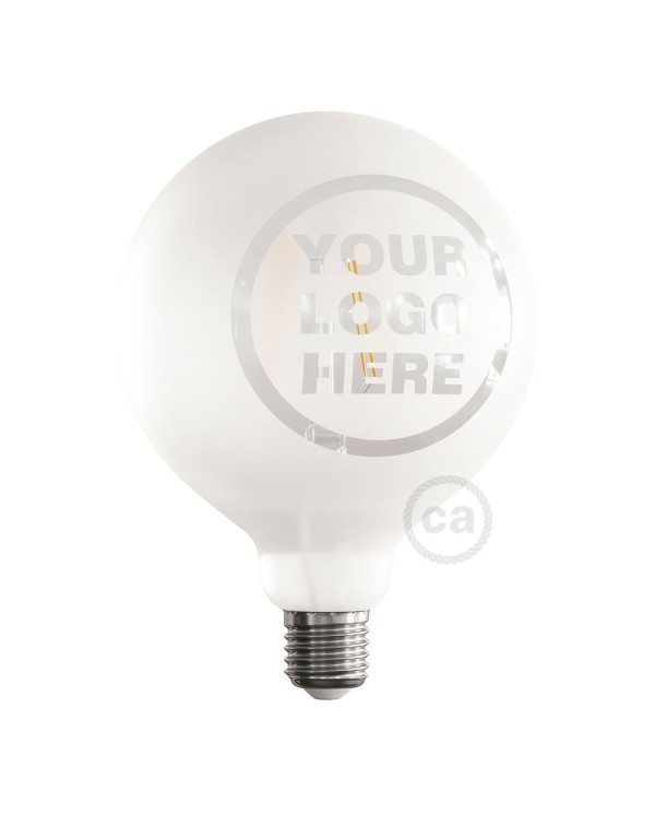 Lampadina LED Globo G125 filamento Corto Linea Tattoo Lamp® Custom Design 4W 420Lm E27 2700K
