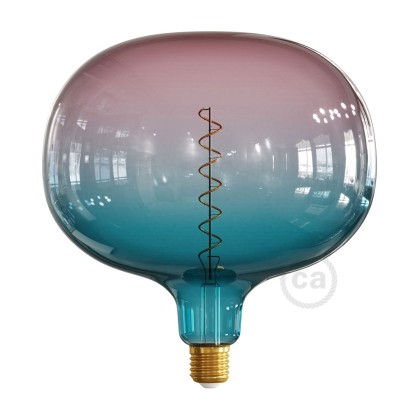 Lampadina LED XXL Cobble linea Pastel Dream filamento a Spirale 4W 100Lm E27 2200K Dimmerabile
