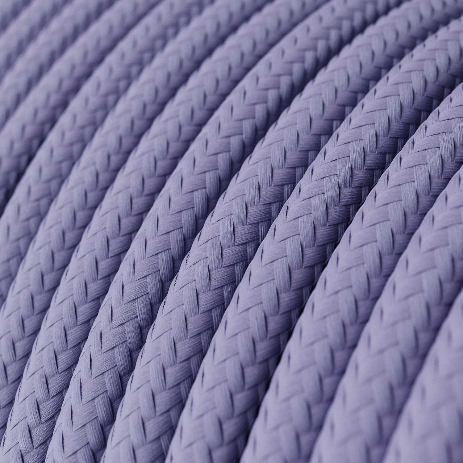 Cavo tessile Lavanda lucido - L'Originale Creative-Cables - RM07 rotondo 2x0,75mm / 3x0,75mm