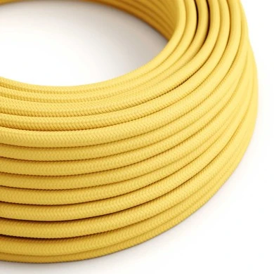 Cavo tessile Giallo Mais lucido - L'Originale Creative-Cables - RM10 rotondo 2x0,75mm / 3x0,75mm