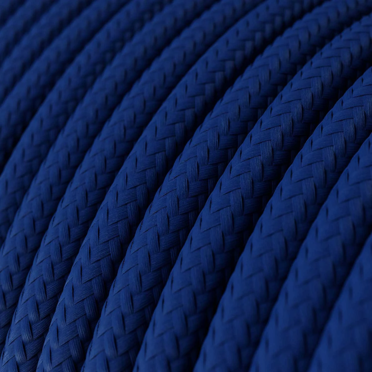 Cavo tessile Classic Blue lucido - L'Originale Creative-Cables - RM12 rotondo 2x0,75mm / 3x0,75mm