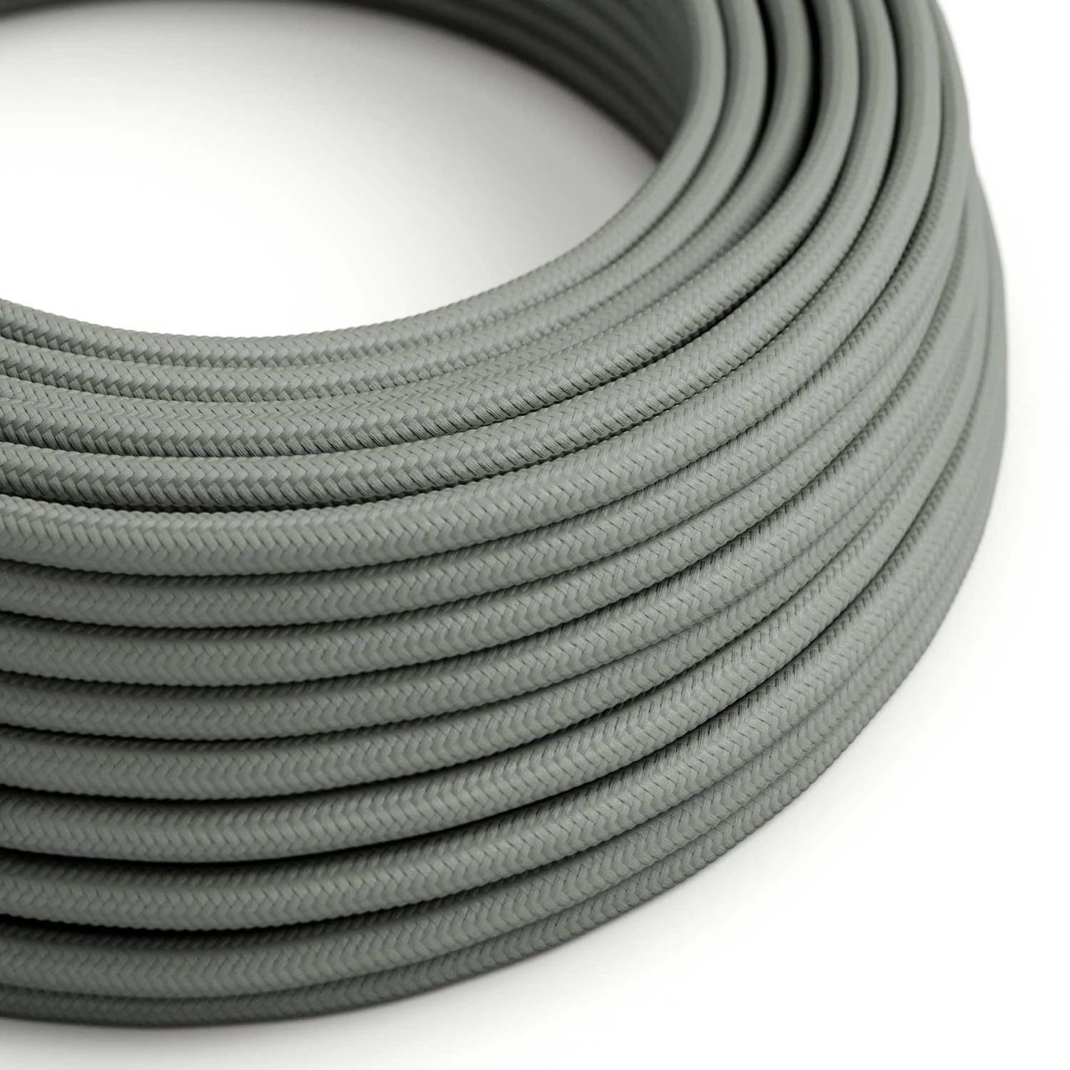 Filo elettrico ricoperto Grigio Fumé - L'Originale Creative Cables, ideale per progetti di illuminazione creativi - RM03