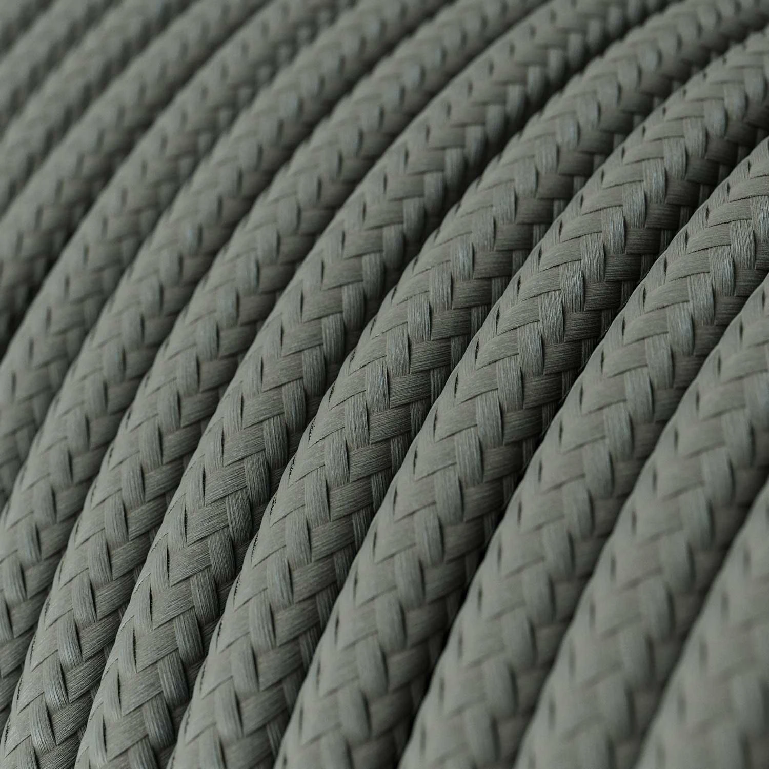 Filo elettrico ricoperto Grigio Fumé - L'Originale Creative Cables, ideale per progetti di illuminazione creativi - RM03