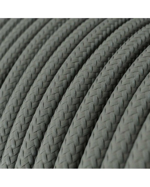 Filo elettrico ricoperto Grigio Fumé - L'Originale Creative Cables, ideale per progetti di illuminazione creativi - RM03