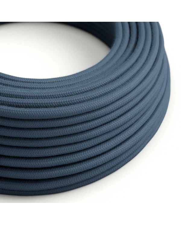 Filo elettrico in cotone color Grigio Pietra - L'Originale Creative Cables, per impianti a vista di design - RC30