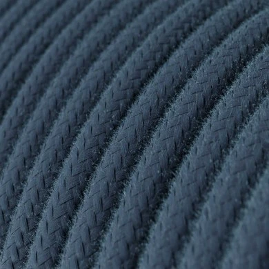 Cavo tessile Grigio Pietra in cotone - L'Originale Creative-Cables - RC30 rotondo 2x0,75mm / 3x0,75mm