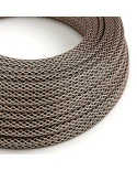 Filo elettrico Nero con maglia in Rame e e Rame stagnato - L'Originale Creative Cables, per le tue lampade - RR03