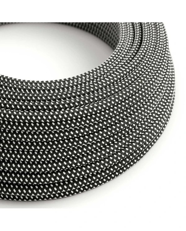 Cavo tessile per illuminazione Cielo Stellato 3D - L'Originale Creative Cables, per lampade a sospensione e da parete - RT41