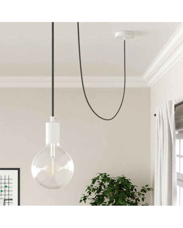 Cavo tessile per illuminazione Cielo Stellato 3D - L'Originale Creative Cables, per lampade a sospensione e da parete - RT41