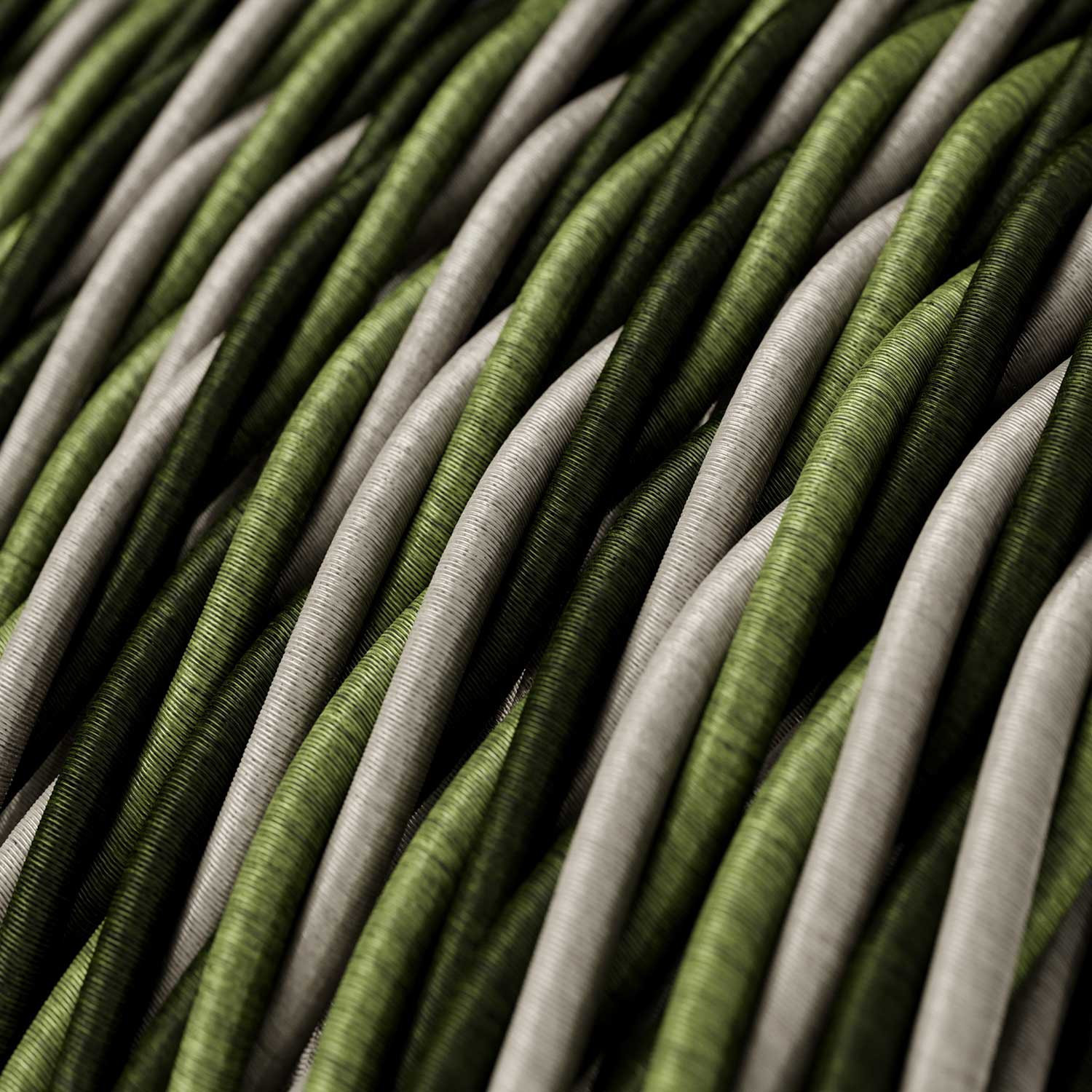 Cavo tessile Cambridge lucido - L'Originale Creative-Cables - TG02 trecciato 3x0,75mm