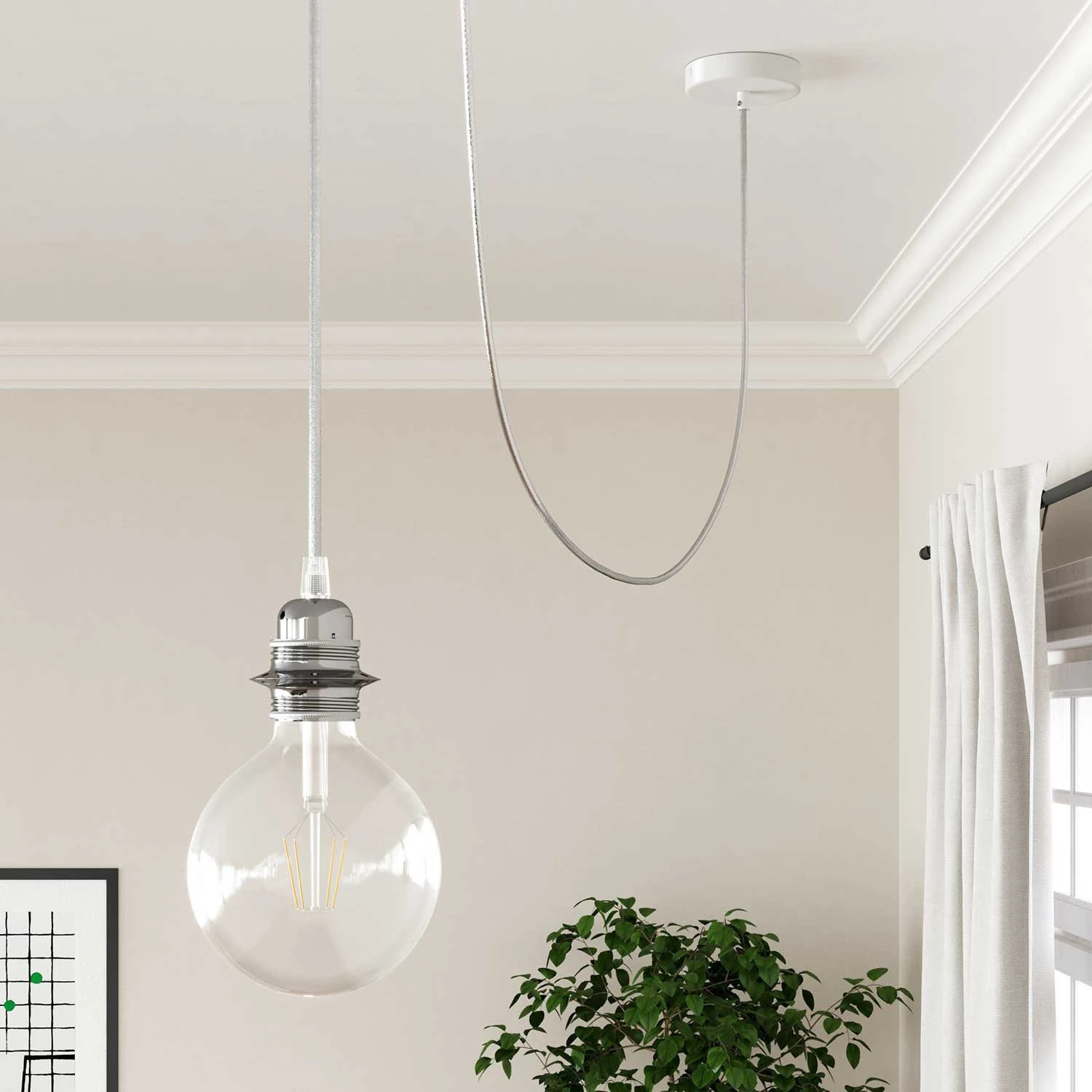 Cavo colorato per illuminazione in Rame Stagnato - L'Originale Creative Cables, adatto a impianti a vista di design - RR12