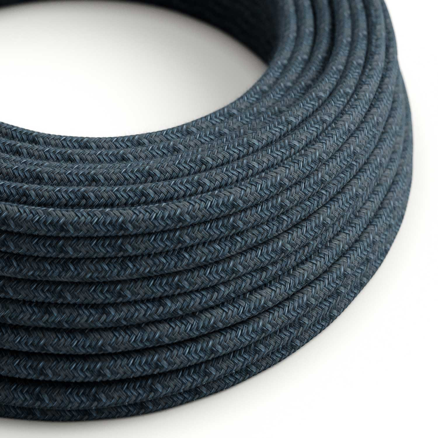 Cavo tessile Blu Mirage in cotone - L'Originale Creative-Cables - RX10 rotondo 2x0,75mm / 3x0,75mm