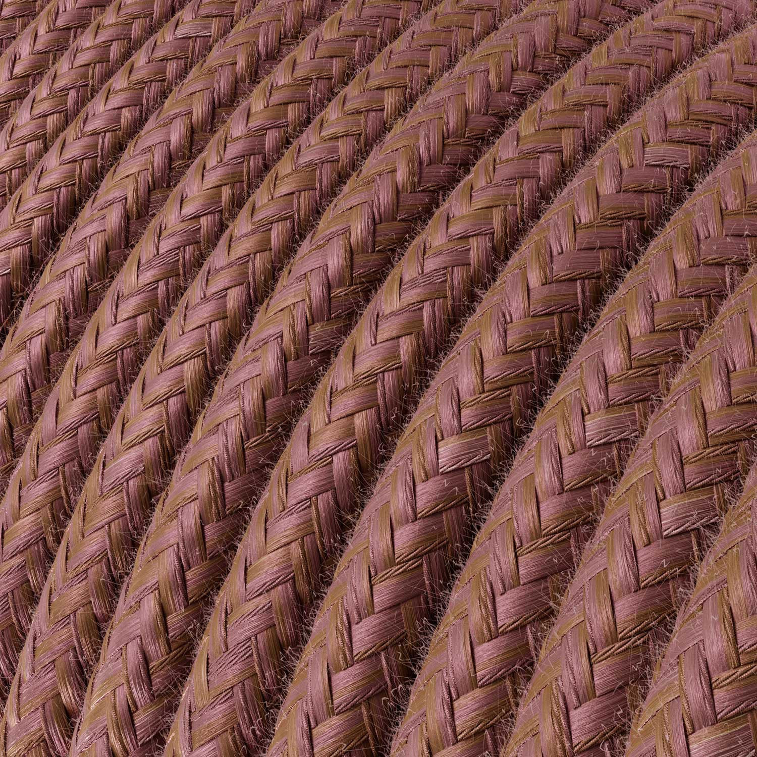 Cavo tessile Marsala in cotone - L'Originale Creative-Cables - RX11 rotondo 2x0,75mm / 3x0,75mm