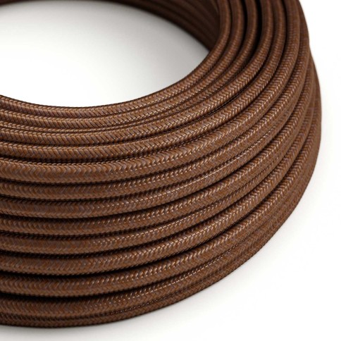 Cavo tessile Ruggine lucido - L'Originale Creative-Cables - RM36 rotondo 3x0,75mm