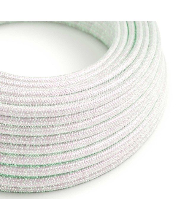 Cavo tessile Unicorn lucido e glitterato - L'Originale Creative-Cables - RL00 rotondo 2x0,75mm / 3x0,75mm