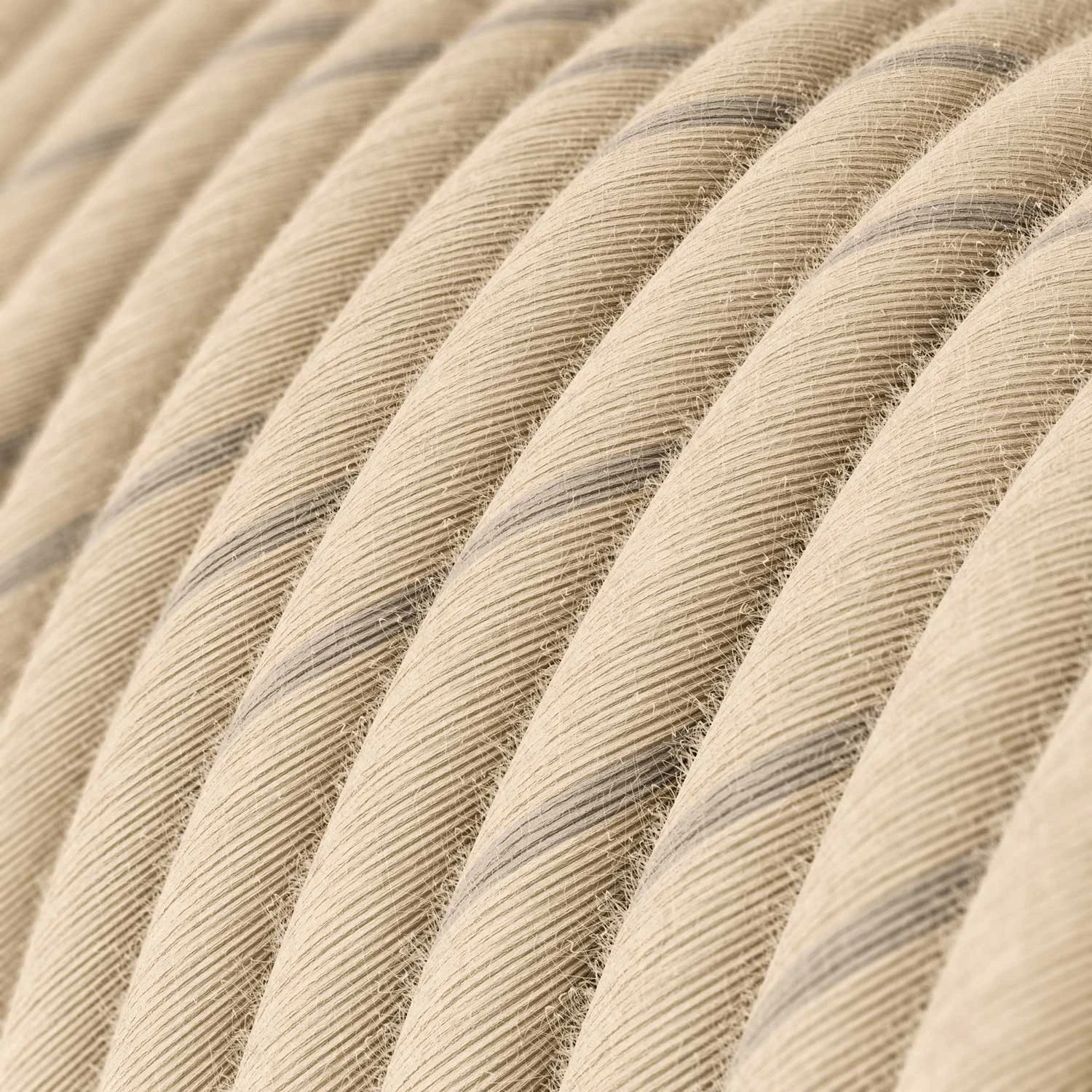 Cavo in cotone e lino Avena Vertigo - L'Originale Creative Cables, ideale per progetti di illuminazione creativi - ERD23
