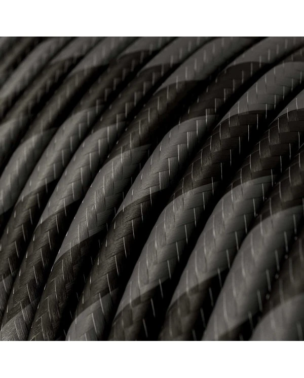 Cavo elettrico color Grafite e Nero Carbone Vertigo - L'Originale Creative Cables, per valorizzare le tue lampade - ERM54
