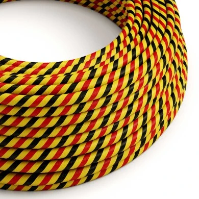 Cavo tessile Bruxelles Vertigo lucido - L'Originale Creative-Cables - ERM59 rotondo 2x0,75mm / 3x0,75mm