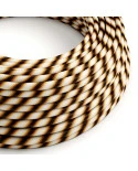Cavo per illuminazione Regimental marrone Vertigo - L'Originale Creative Cables, progettato valorizzare i tuoi lampadari - ERM61