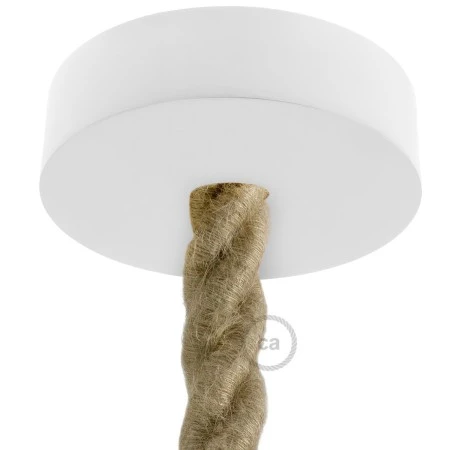 Kit rosone in legno per cordone 2XL - Bianco