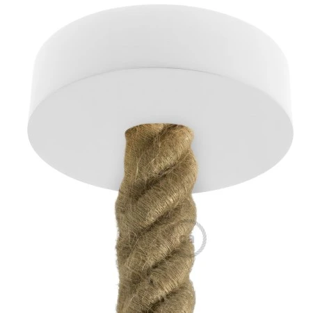 Kit rosone in legno per cordone 3XL - Bianco