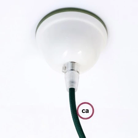 Kit rosone in ceramica Mini - Bianco - Verde