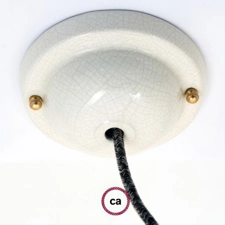 Kit rosone in ceramica semplice - Effetto Craquelet