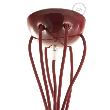 Kit rosone in ceramica a 7 fori - Bordeaux